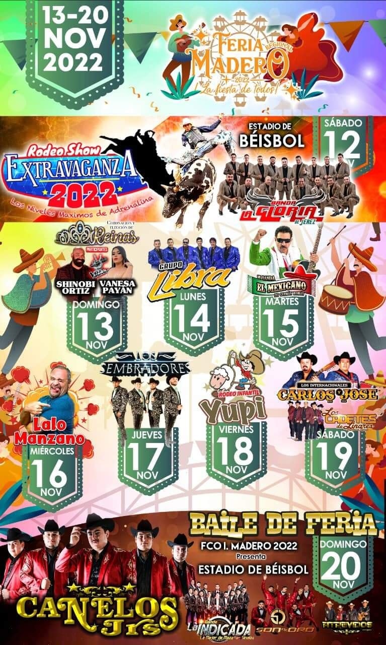 Feria Madero 2022 Pánuco de Coronado Ferias de México