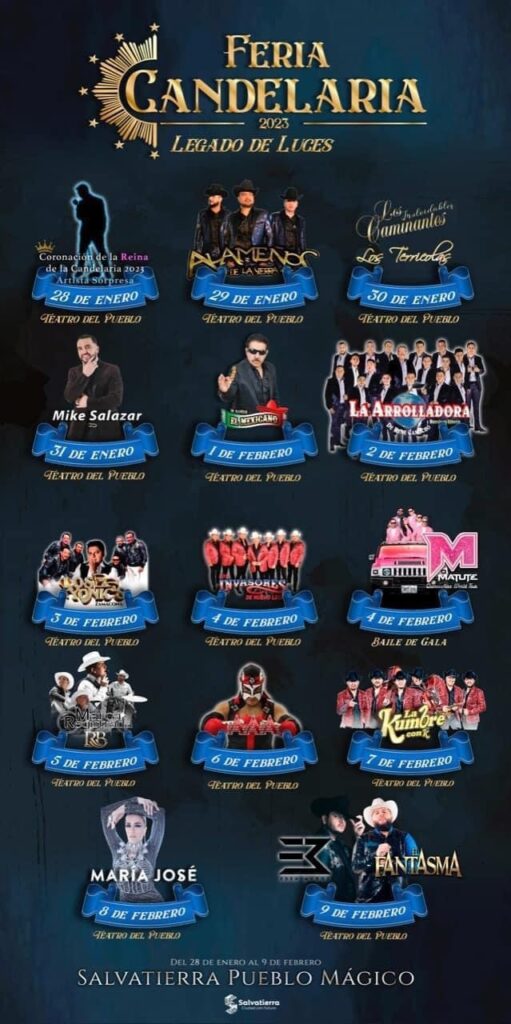 Feria de la Candelaria Salvatierra 2023 Ferias de México