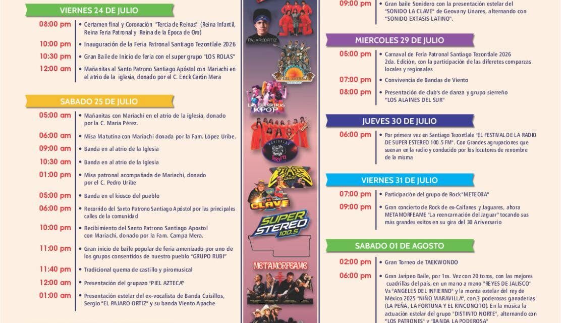 feria santiago tezontlale 2026