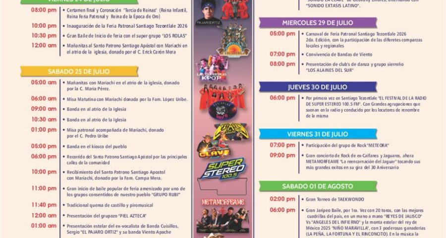 feria santiago tezontlale 2026