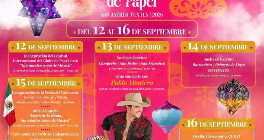 festival del globo de papel san andrés tuxtla 2026
