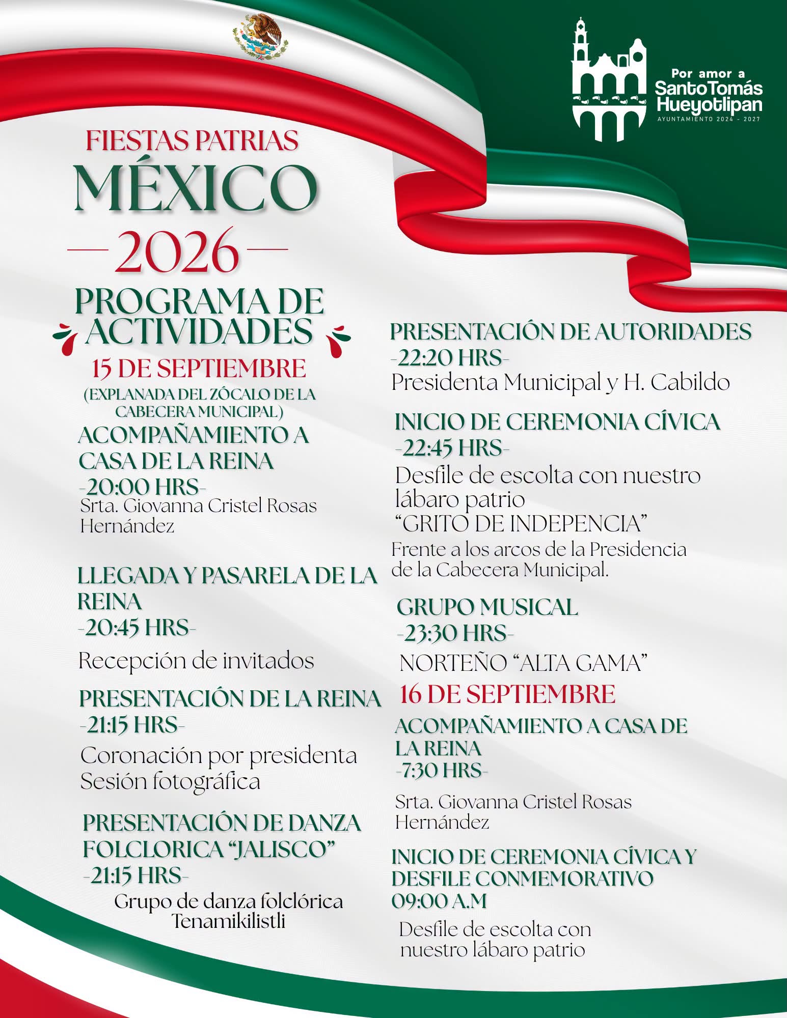 fiestas patrias san andrés hueyotlipan 2026